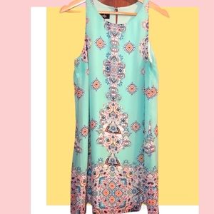 By & By Turquoise Summer Dress